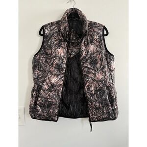 Marc Jacob's Womens HoodedPacable Camouflage/Hiking/Hunting Waterproof Vest SzL